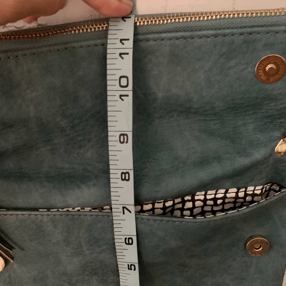 Moda Luxe Tiffany Blue Crossbody / Clutch - Picture 13 of 15